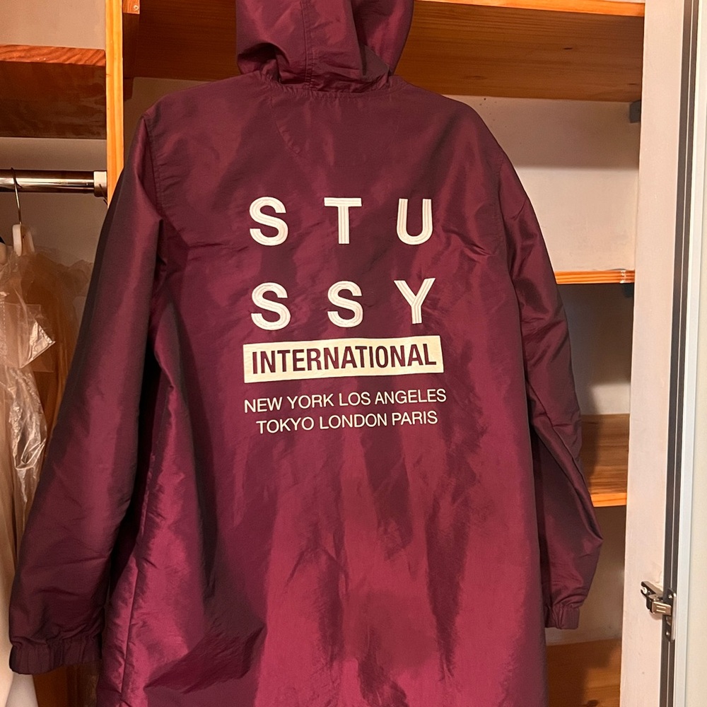 Stussy Purple Hooded Jacket